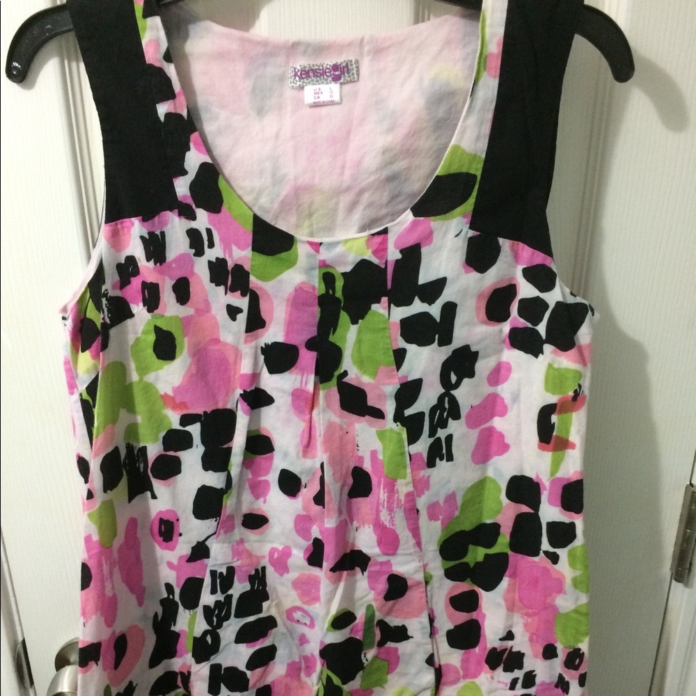 Kensie girl Cheetah dress In Pastel Multi-colours